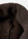 cableami® Brown Recycled Wool Flight Watch Cap