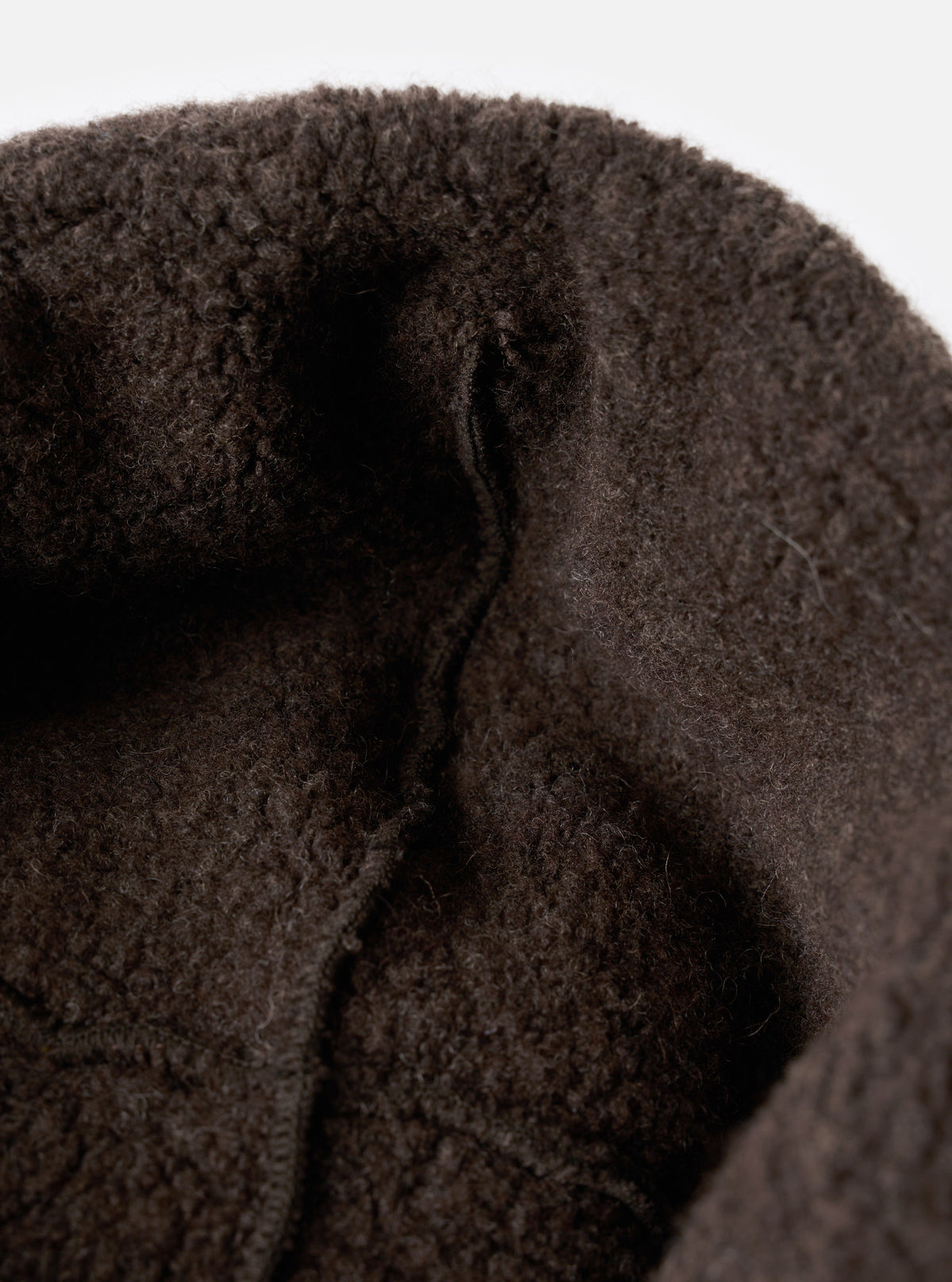 cableami® Brown Recycled Wool Flight Watch Cap
