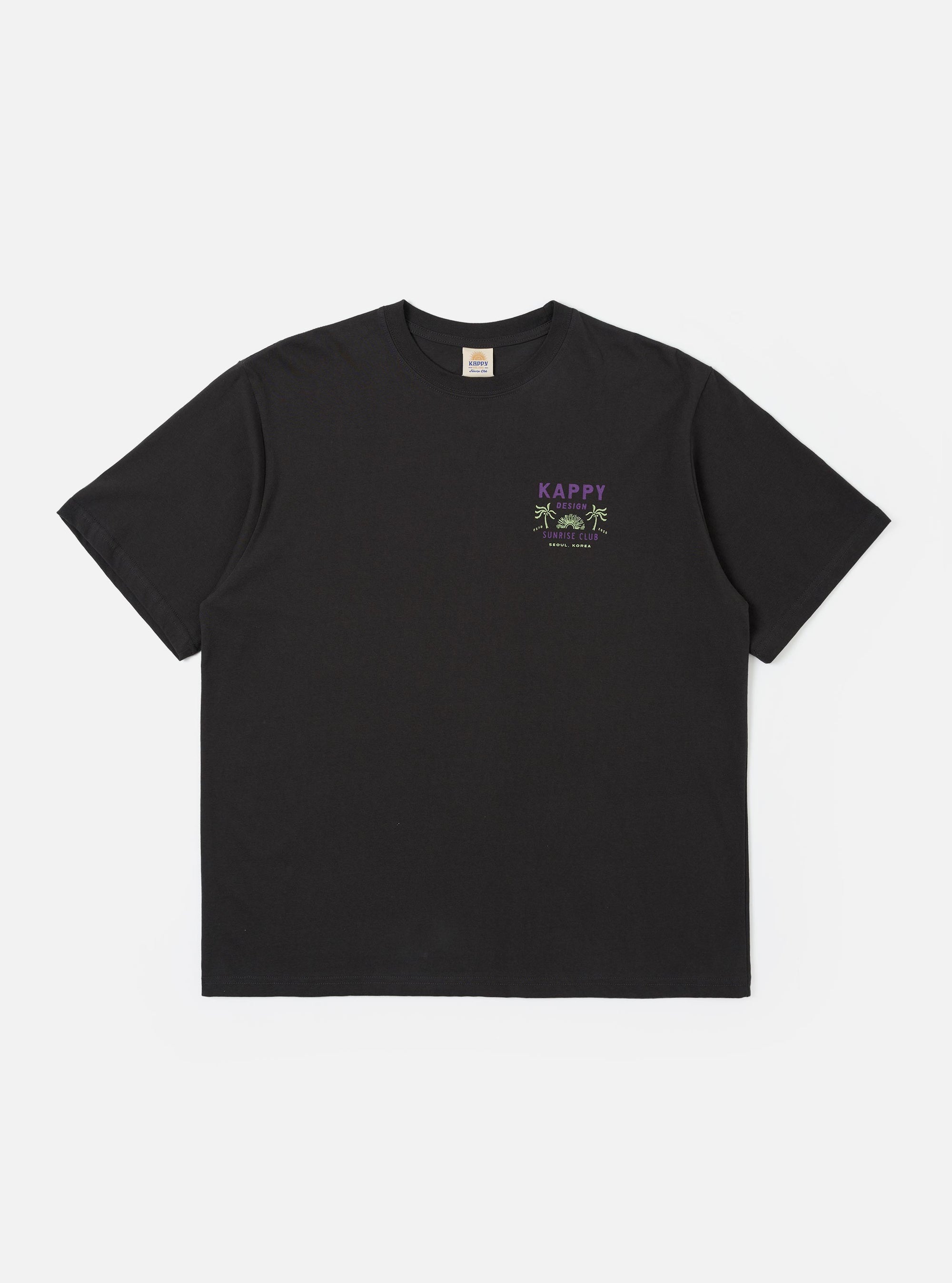 Kappy Charcoal Palm Coast Half Tee