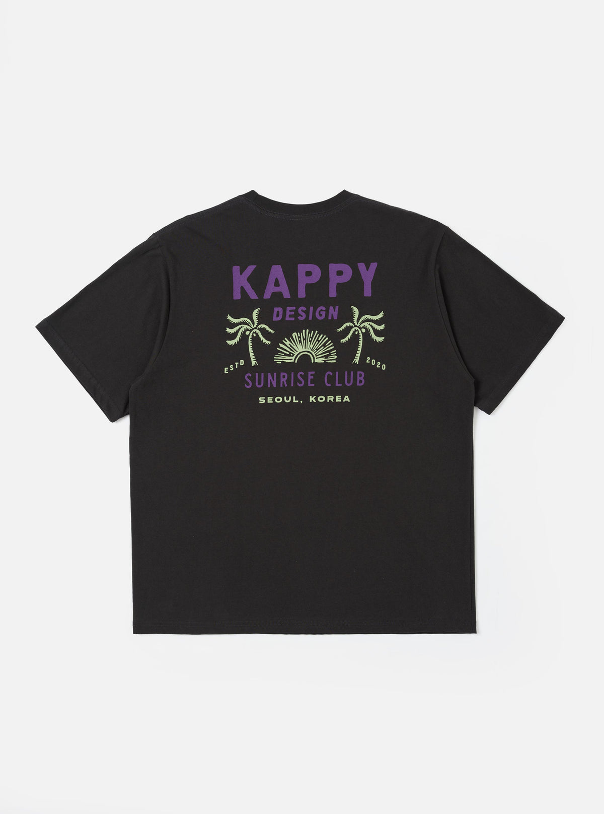 Kappy Charcoal Palm Coast Half Tee