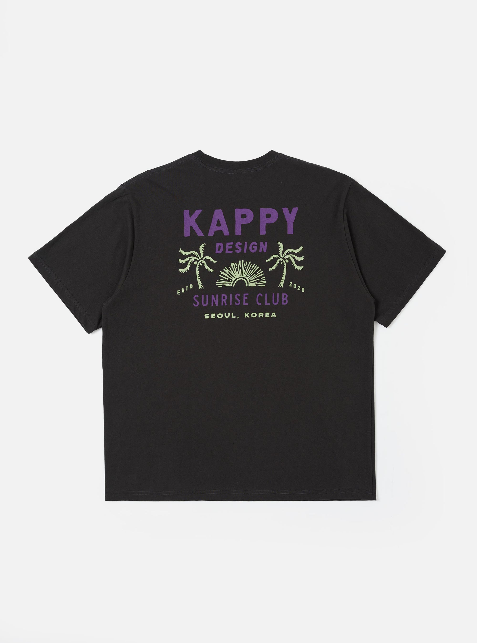 Kappy Charcoal Palm Coast Half Tee