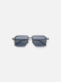 A. SOCIETY x Universal Works Silver/Grey Kowloon Eyewear