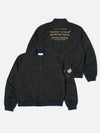 master-piece x Universal Works Black Broadcloth NS Bomber Jacket