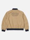master-piece x Universal Works Sand Broadcloth NS Bomber Jacket
