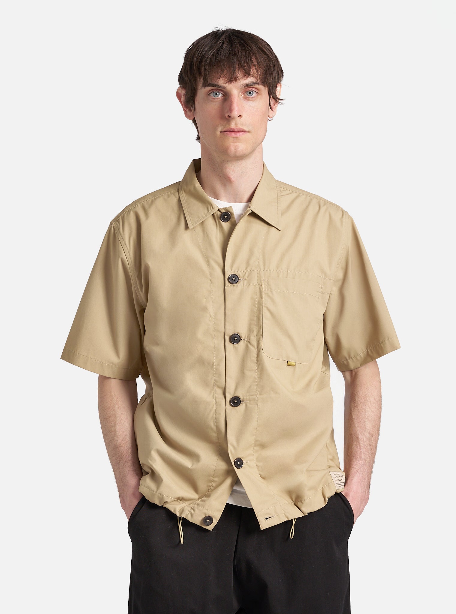 master-piece x Universal Works Sand Recycled Polytech Tech Overshirt