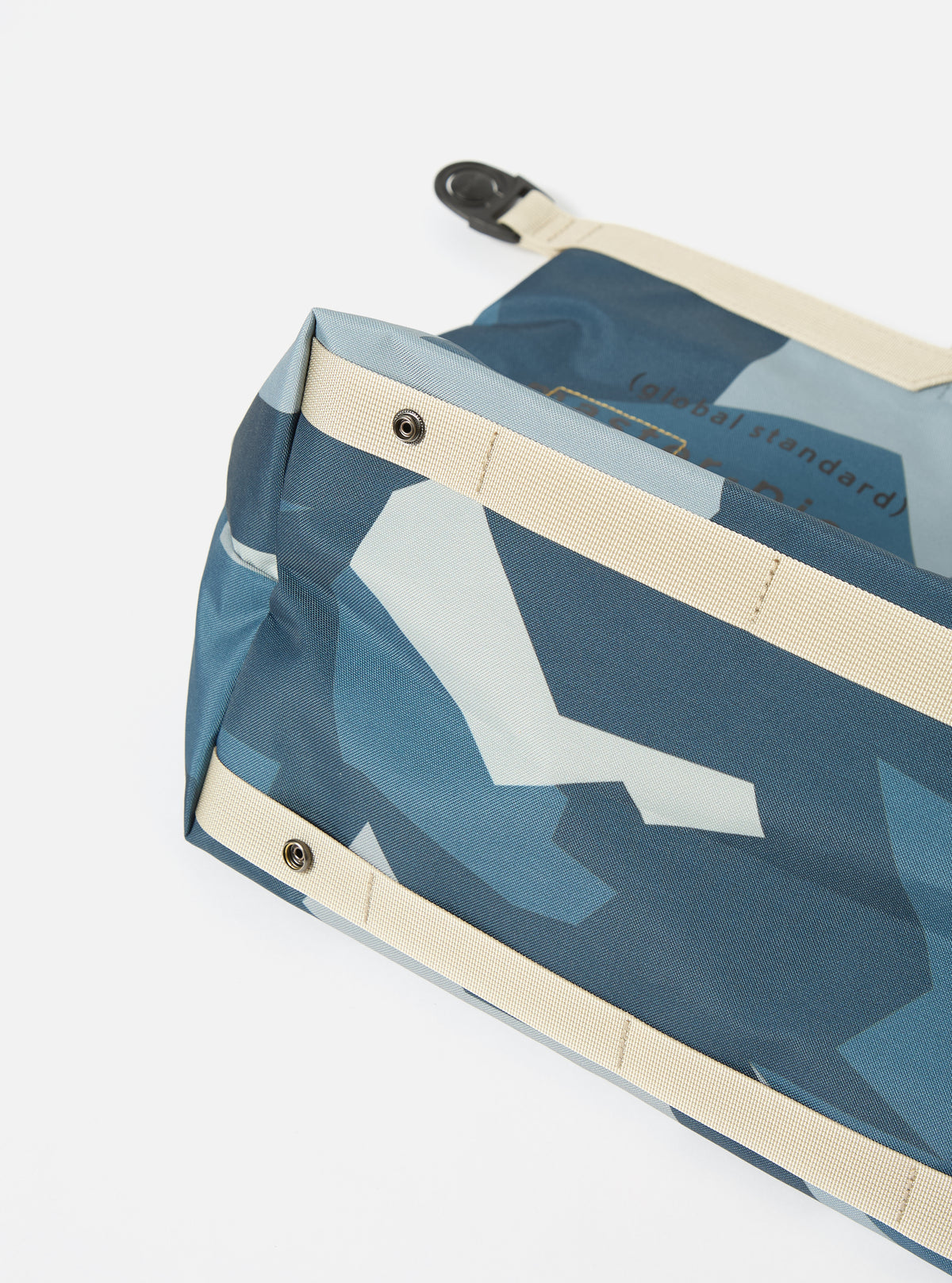 master-piece x Universal Works Blue Camo Recycled Tech Canvas Large Tote Bag