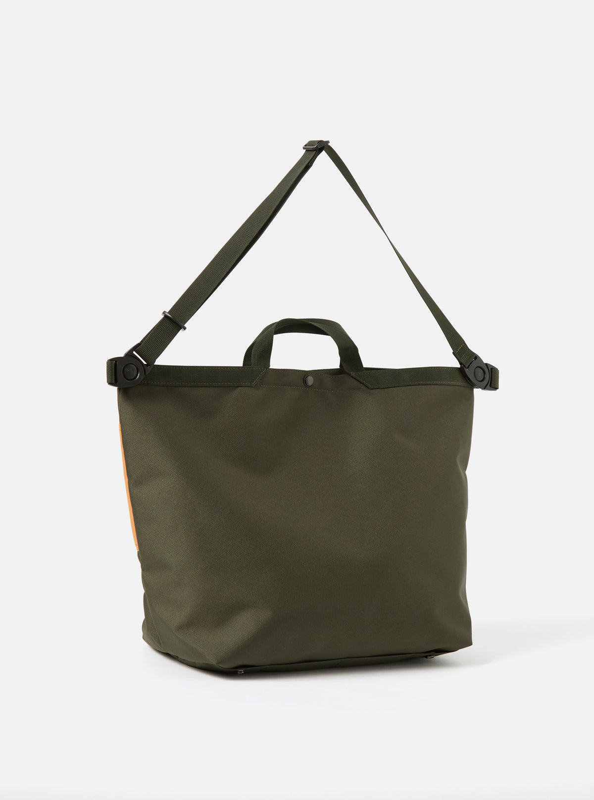 master-piece x Universal Works Olive Recycled Tech Canvas Large Tote Bag