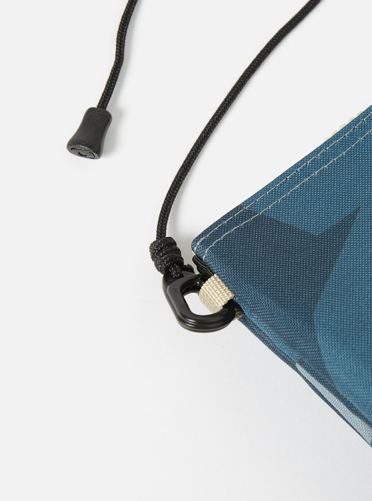 master-piece x Universal Works Blue Camo Recycled Tech Canvas Sacoche