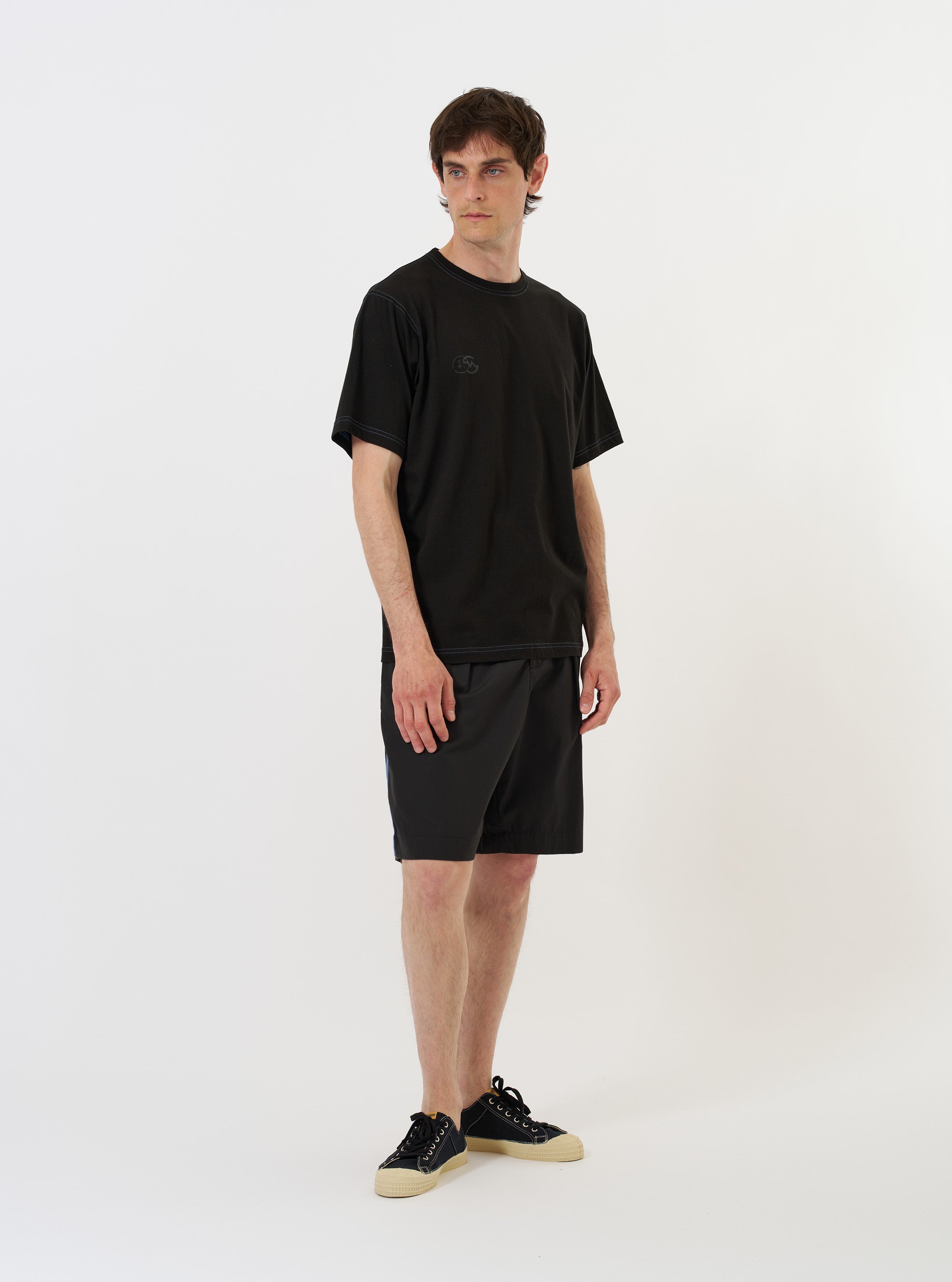 Men's Black Single Jersey Print Tee – Universal Works