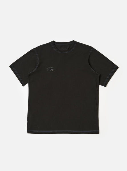 Men's Black Single Jersey Print Tee – Universal Works