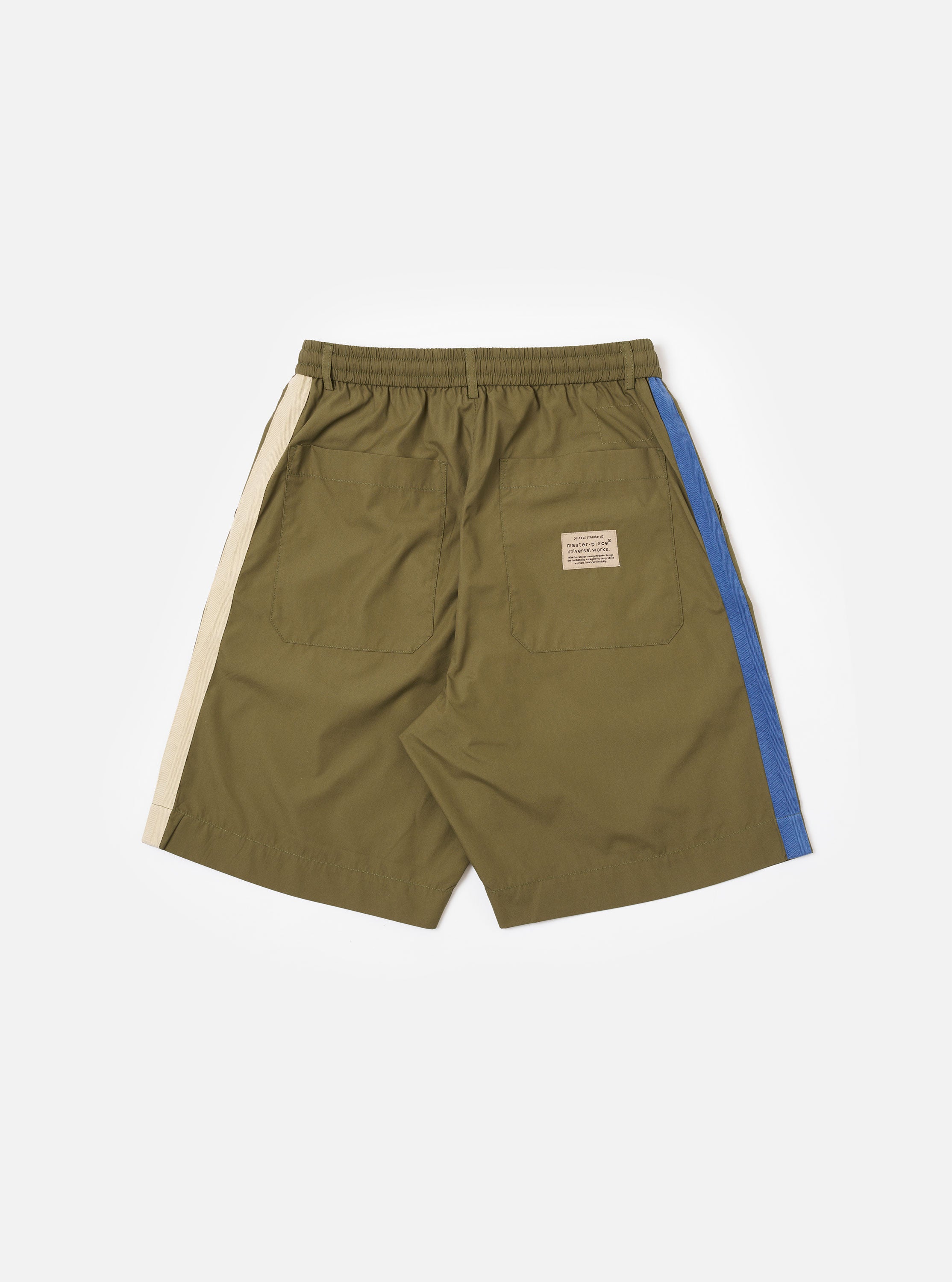 Men's Olive Recycled Poly Tech Pleated Track Short – Universal Works