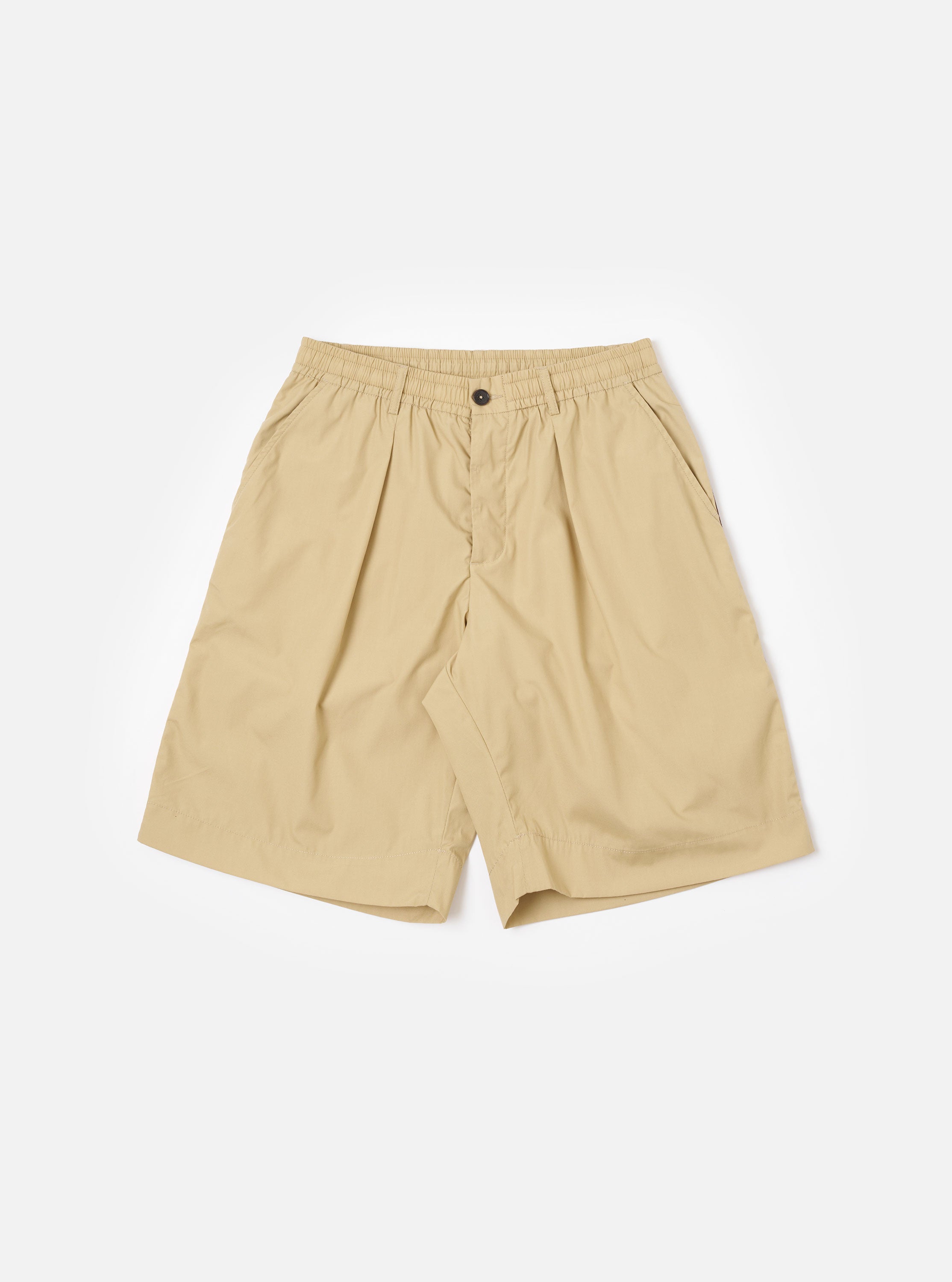 Men's Sand Recycled Poly Tech Pleated Track Short – Universal Works