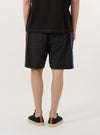 master-piece x Universal Works Black Recycled Poly Tech Pleated Track Short