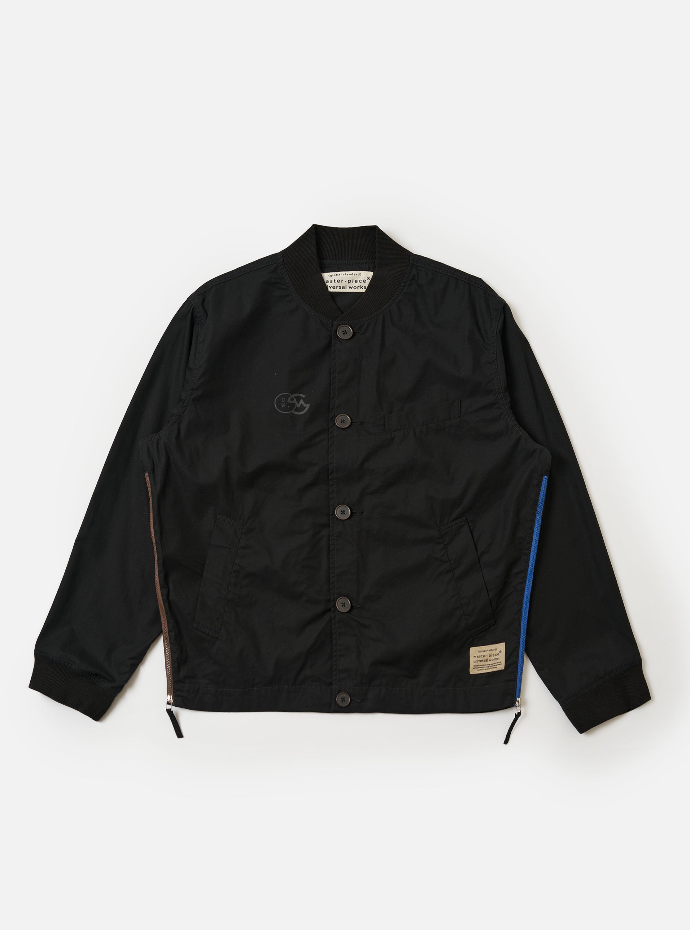 Men's Black Peached Poplin Newark Jacket – Universal Works