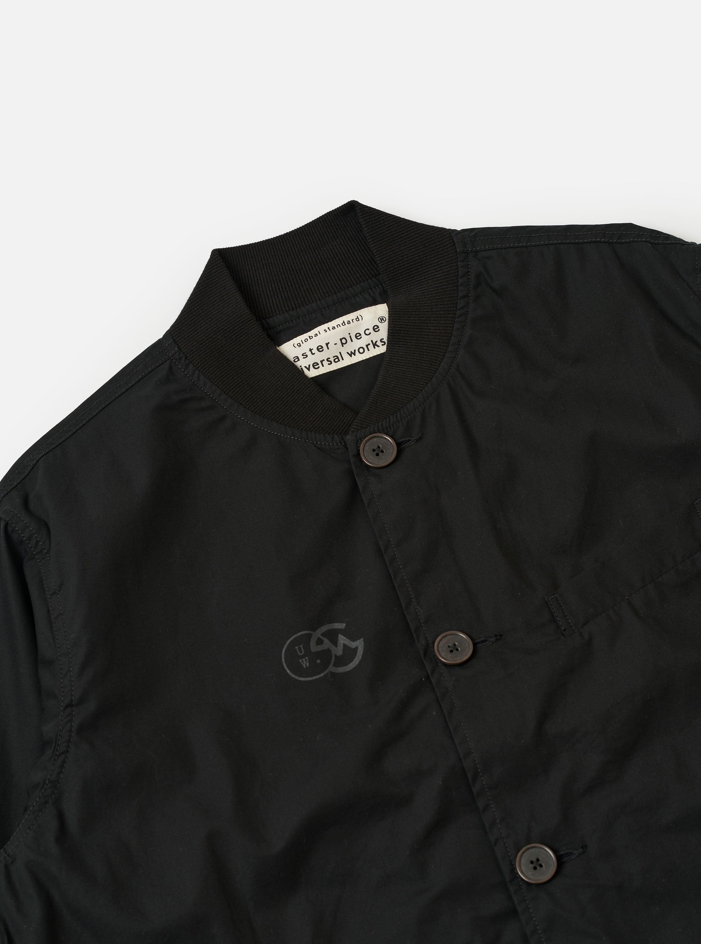 Men's Black Peached Poplin Newark Jacket – Universal Works