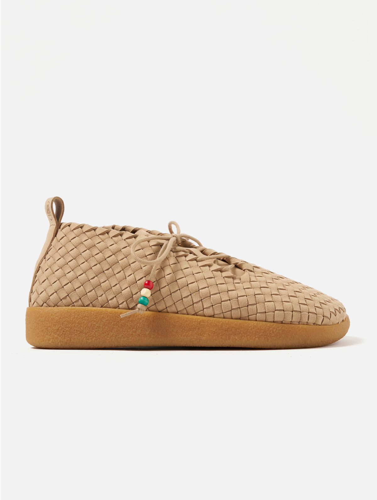 Beige Vegan Leather/Crepe Malibu Matador