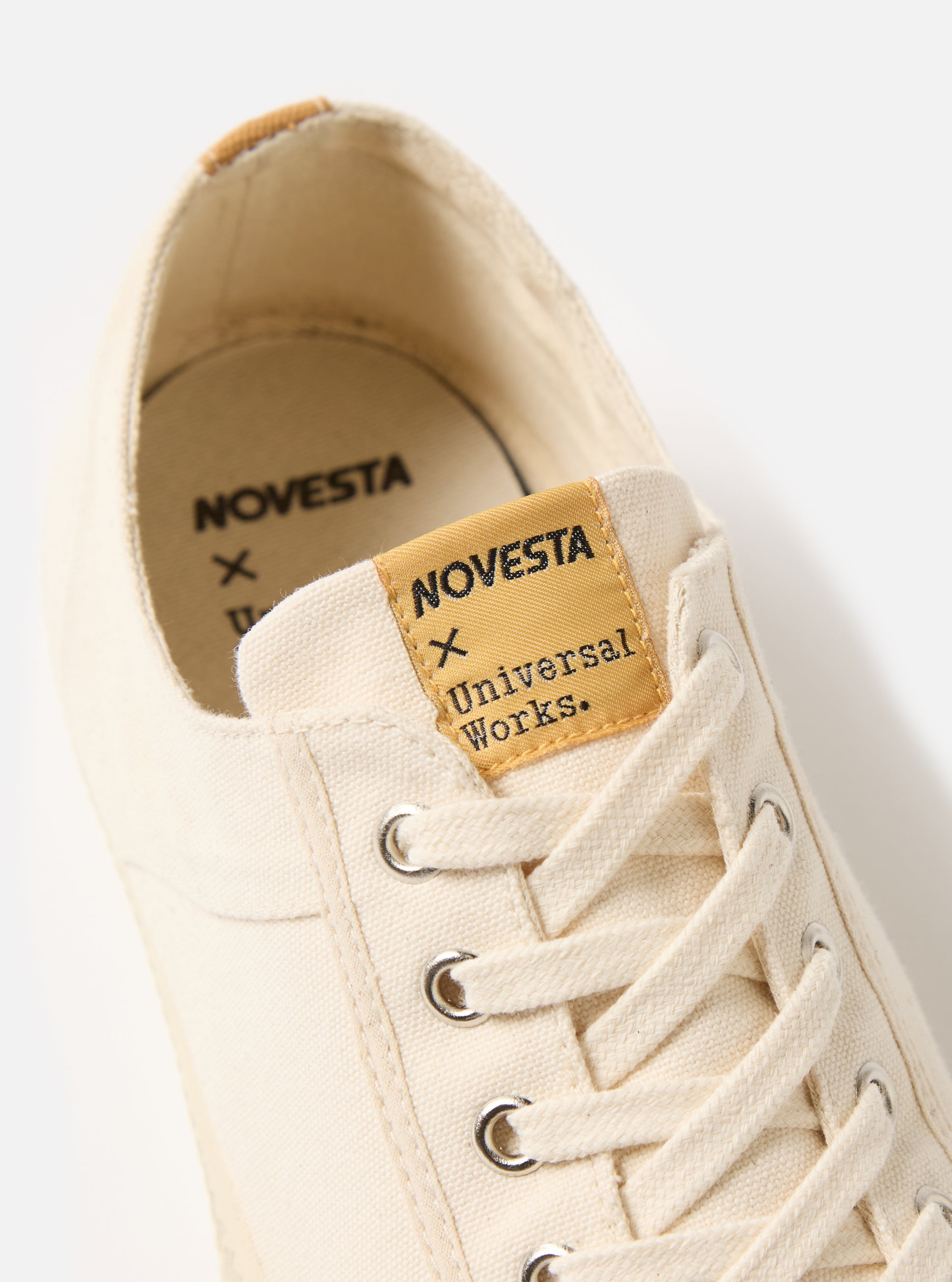 Novesta for Universal Works Ecru Canvas Star Master
