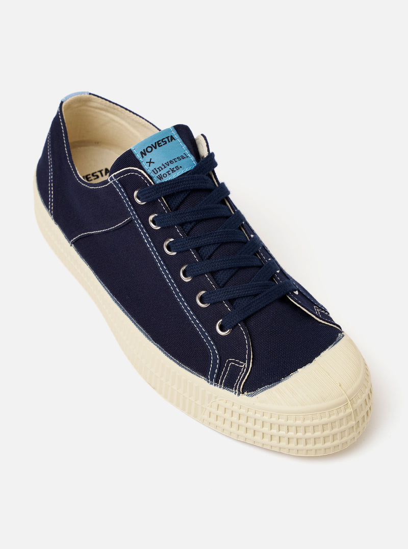 Novesta for Universal Works Navy/Pale Blue Canvas Star Master