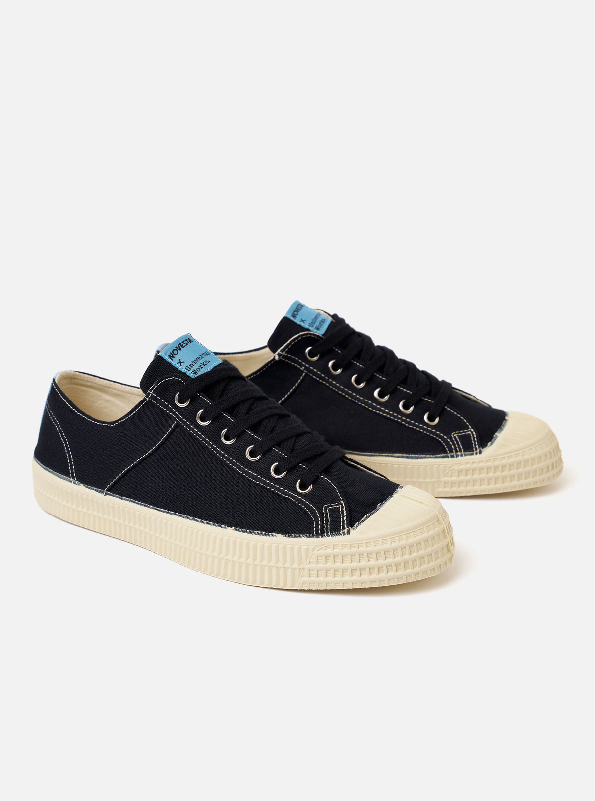 Novesta for Universal Works Black/Pale Blue Canvas Star Master