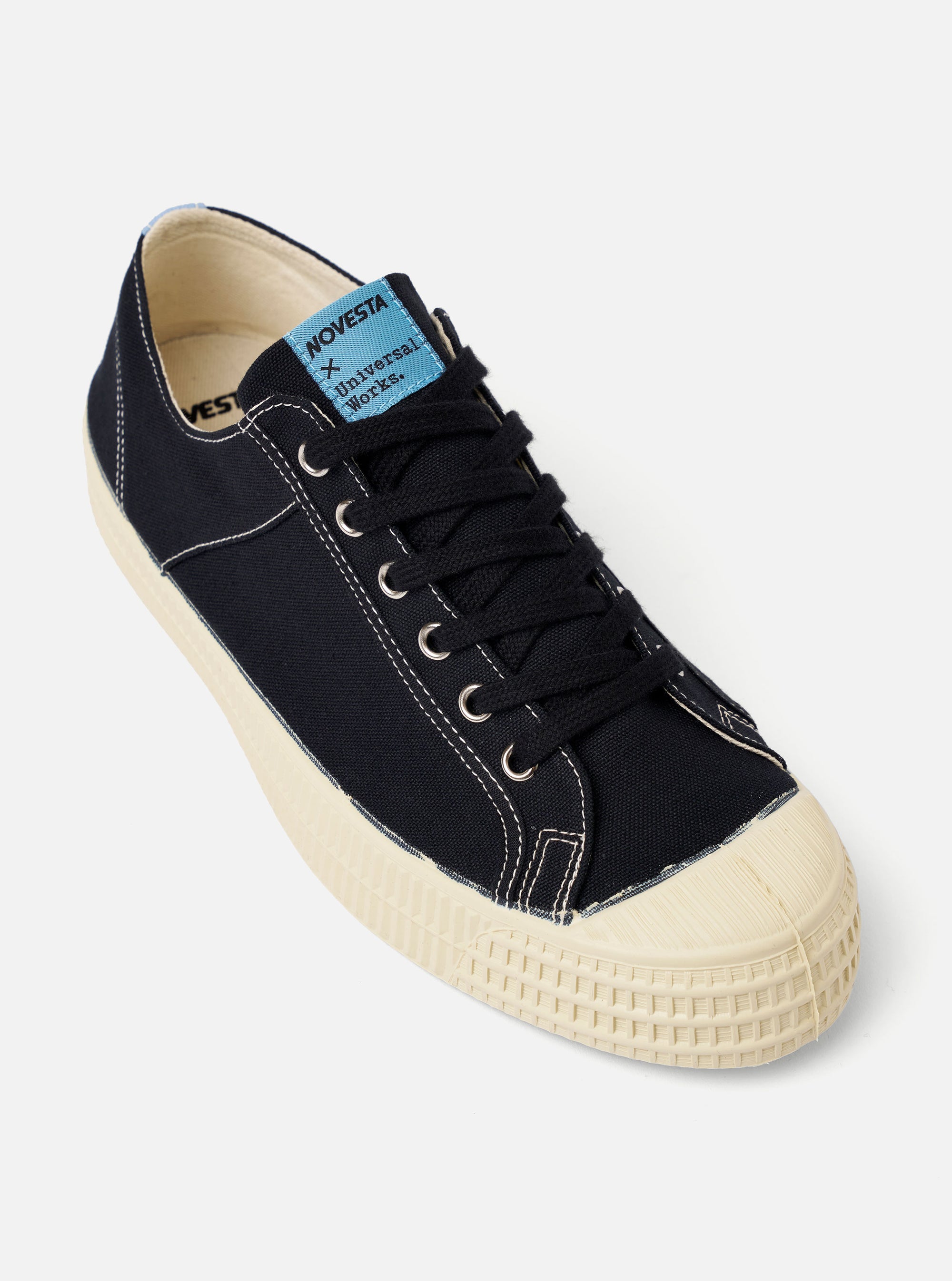 Novesta for Universal Works Black/Pale Blue Canvas Star Master