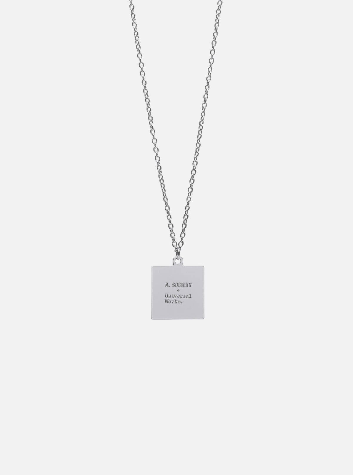 A. SOCIETY x Universal Works Silver Necklace