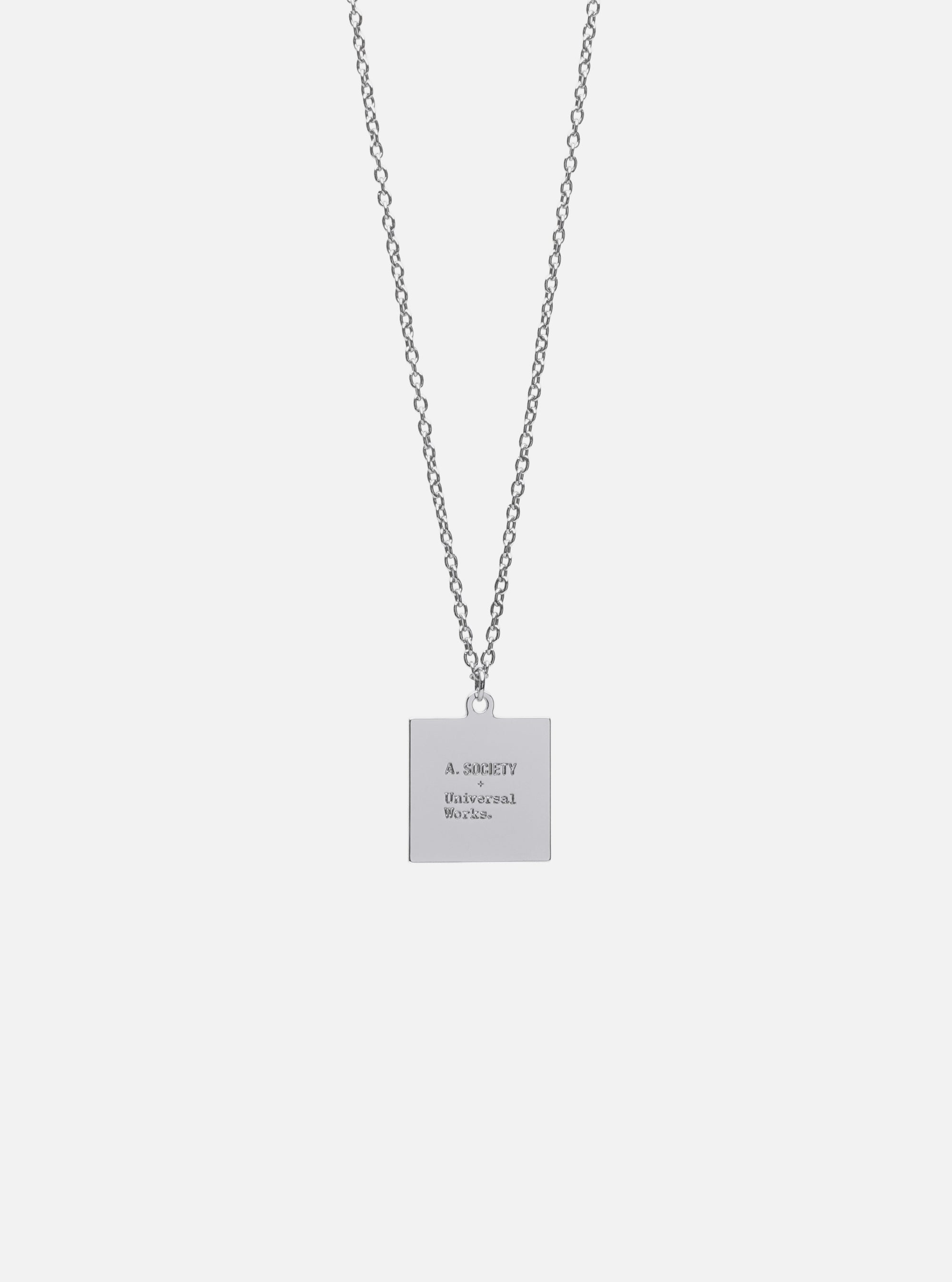 A. SOCIETY x Universal Works Silver Necklace