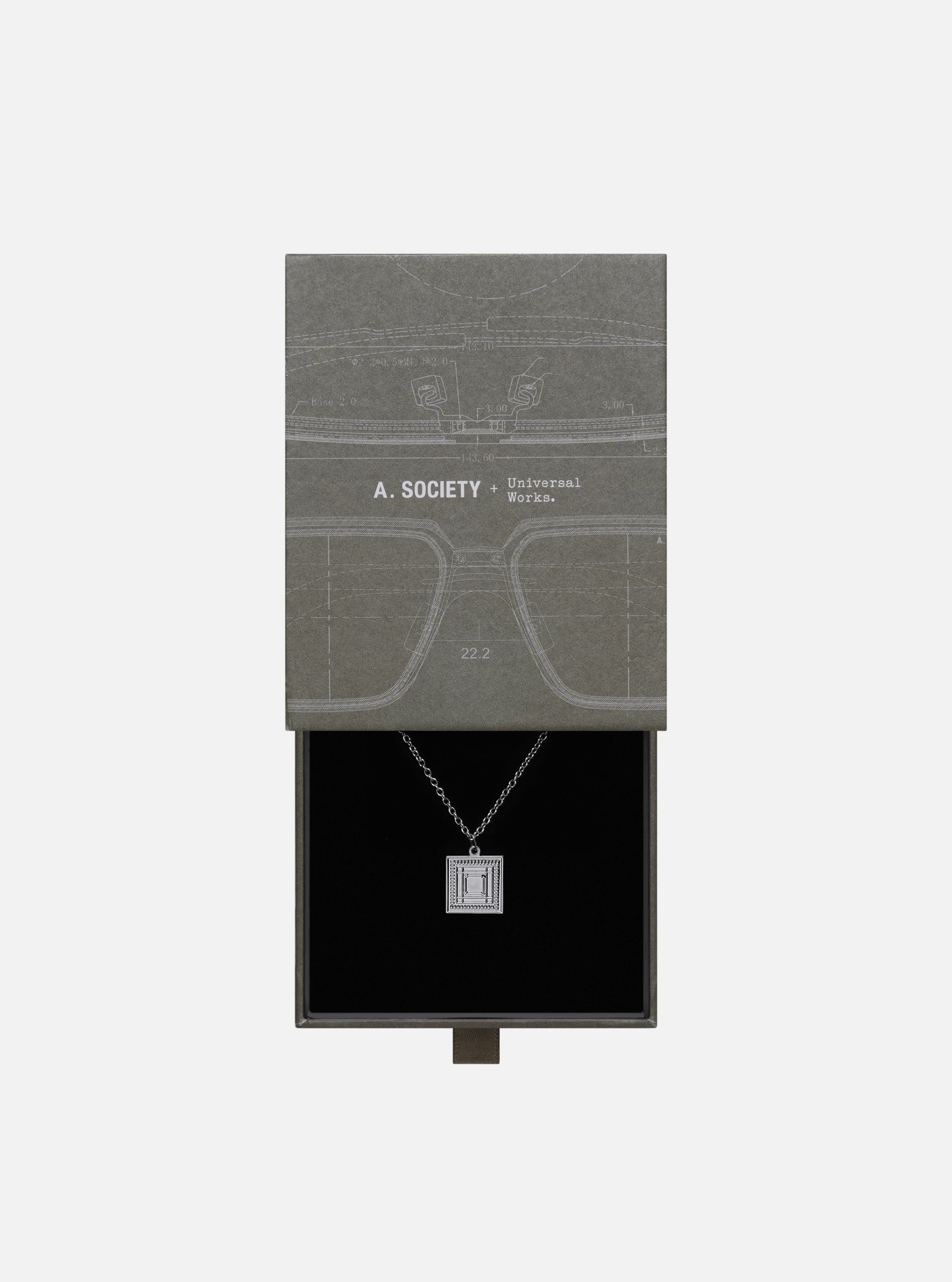 A. SOCIETY x Universal Works Silver Necklace