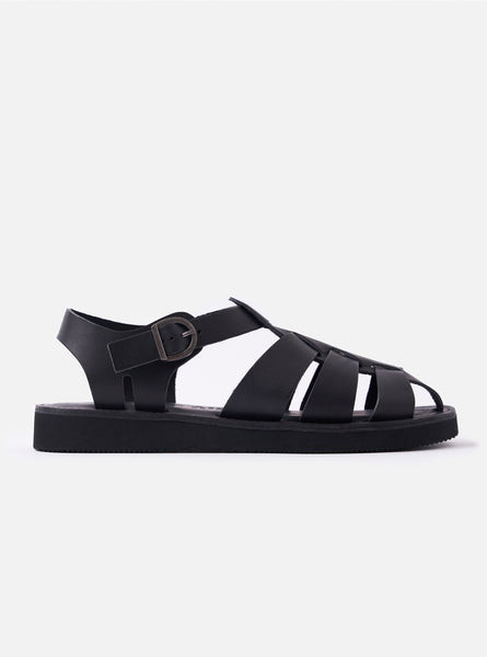 Organic Handloom Black Leather Gurkha – Universal Works