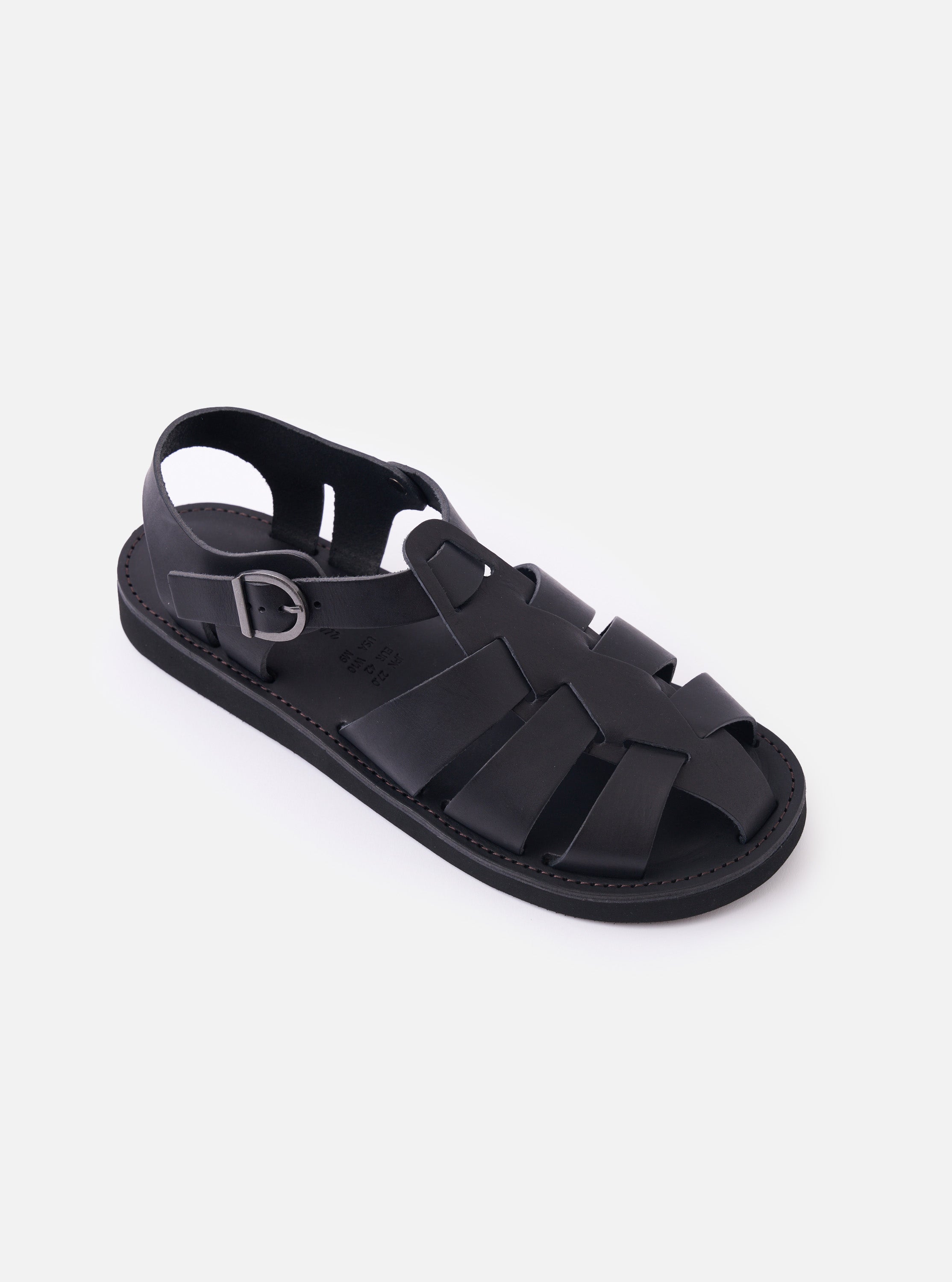 Organic Handloom Black Leather Gurkha – Universal Works