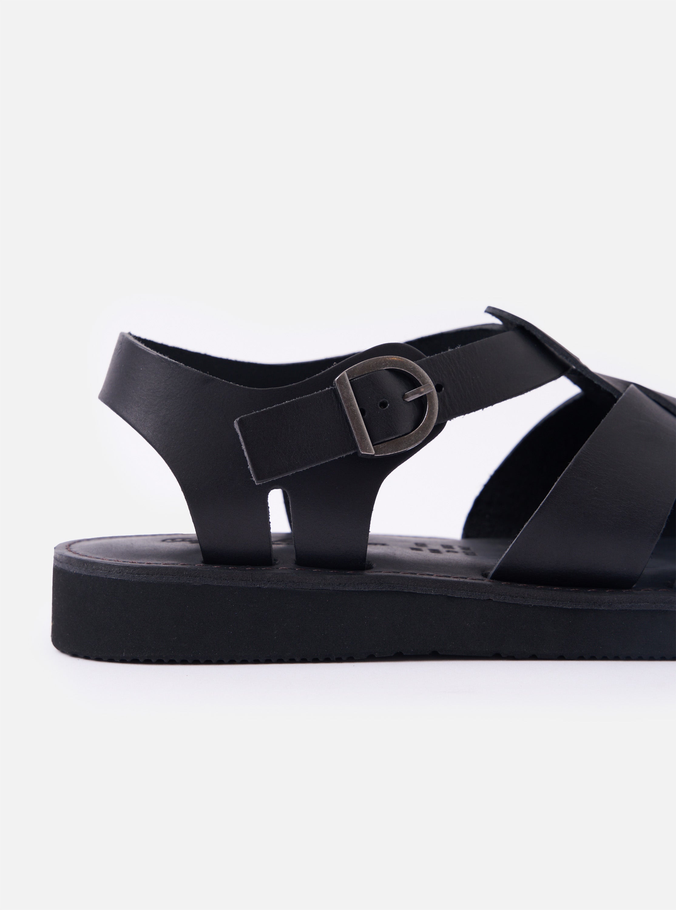 Organic Handloom Black Leather Gurkha – Universal Works