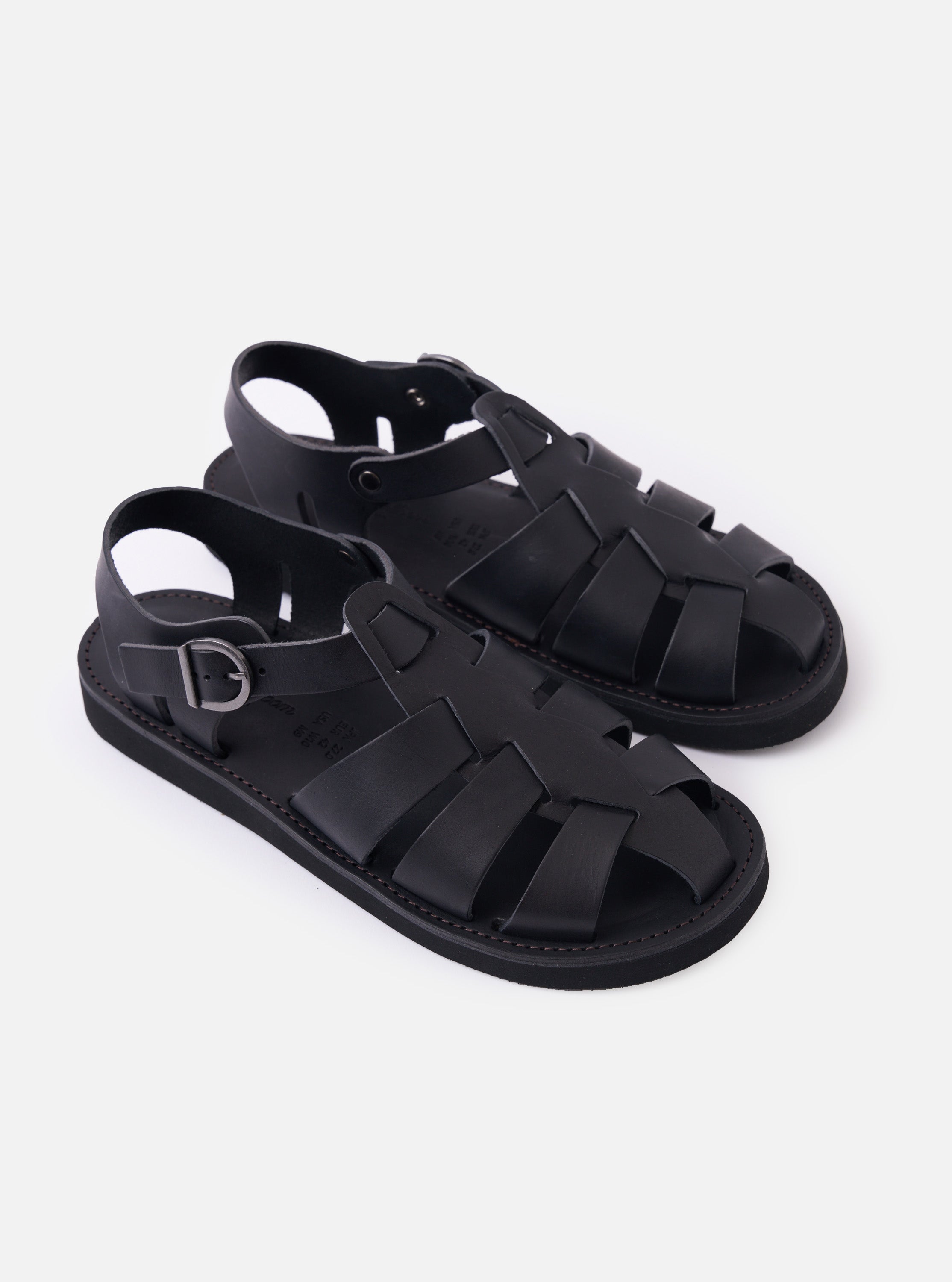 Organic Handloom Black Leather Gurkha – Universal Works