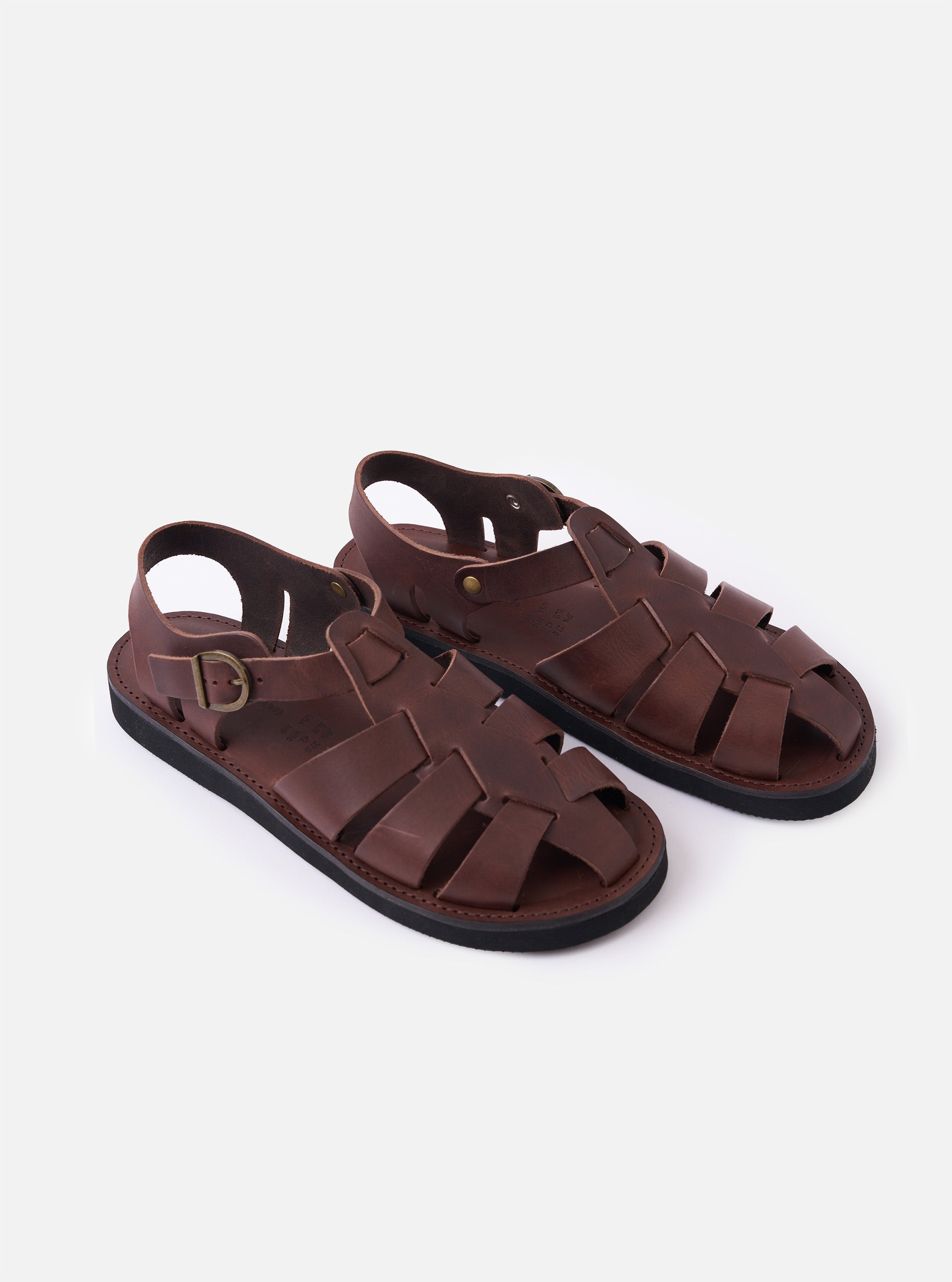 Organic Handloom Dark Brown Leather Gurkha – Universal Works