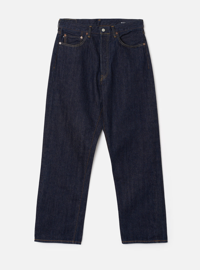 Ordinary Fits 117 One Wash Denim Type Loose Trousers