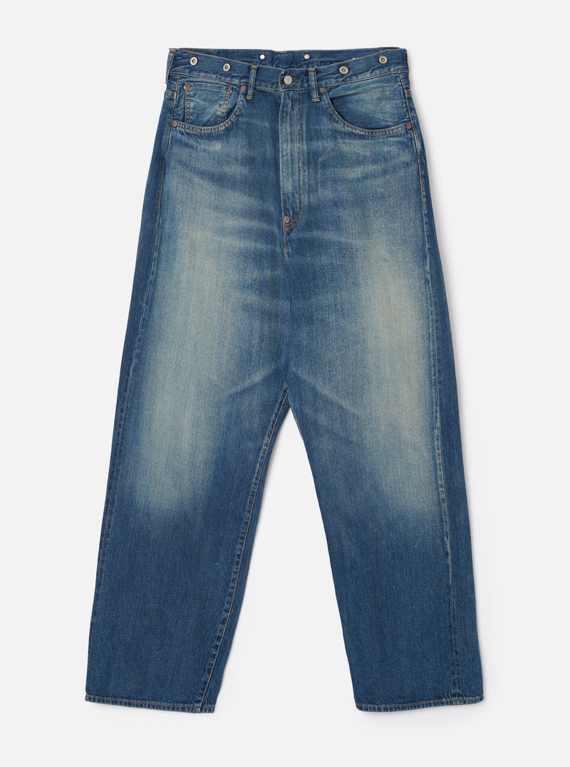 Ordinary Fits 119 Used Wash Indigo Denim Type Wide Trousers