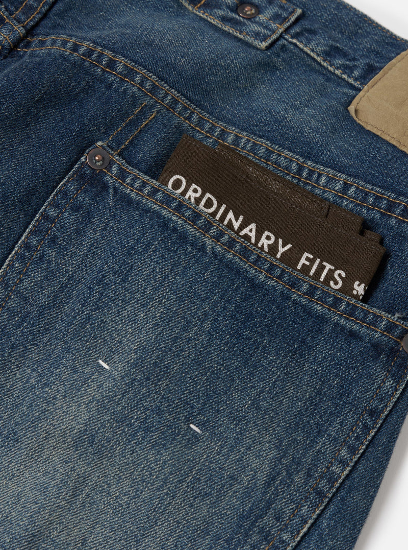 Ordinary Fits 119 Used Wash Indigo Denim Type Wide Jean
