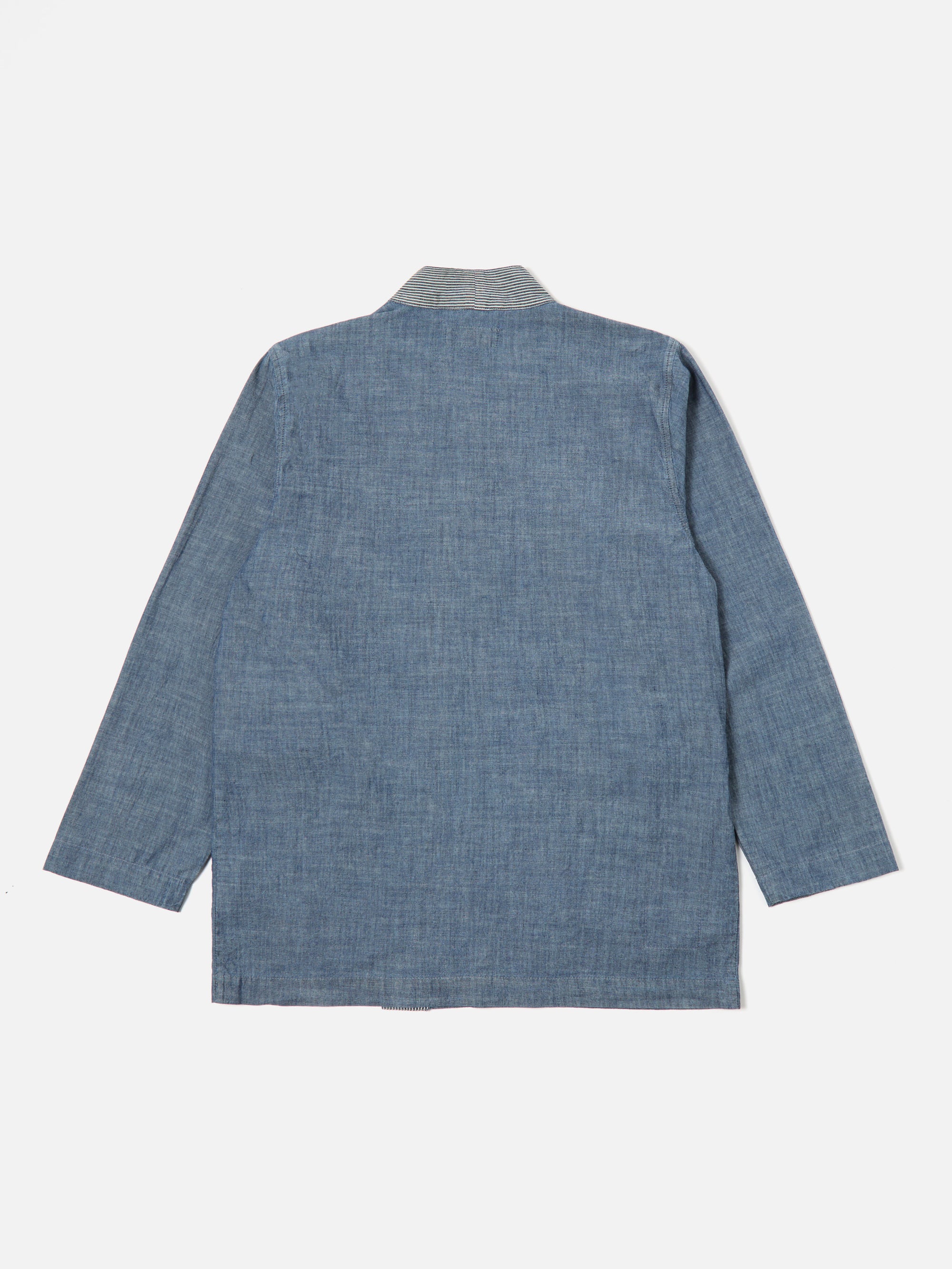 Indigo Chambray/Hickory Stripe Denim Patched Kyoto Work