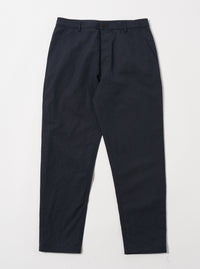 Navy Linen Slub Weave Military Chino