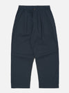 The Navy Broadcloth Oxford Pant in dark blue on a white background. The pants have a relaxed fit and are made of a smooth, broadcloth material.