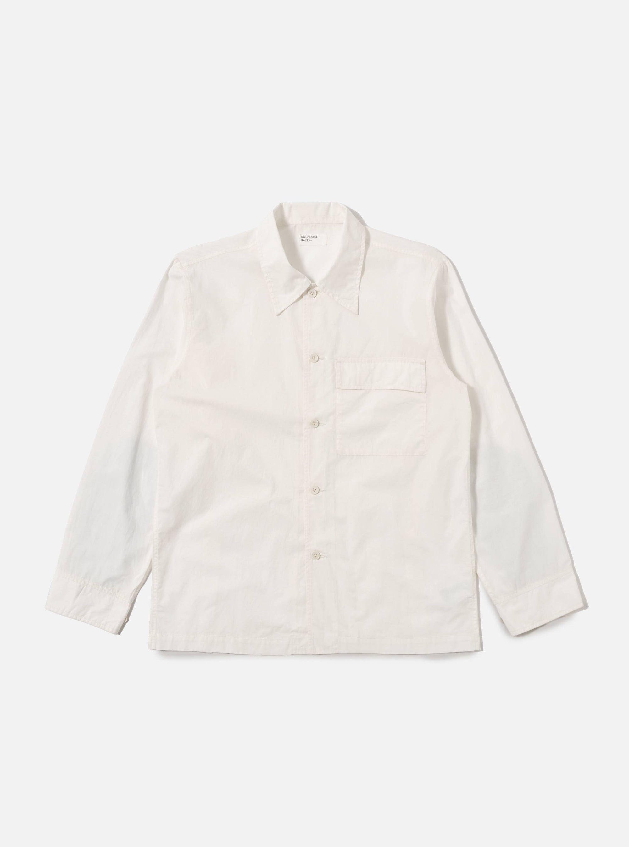 Ecru Poplin Cruiser Shirt