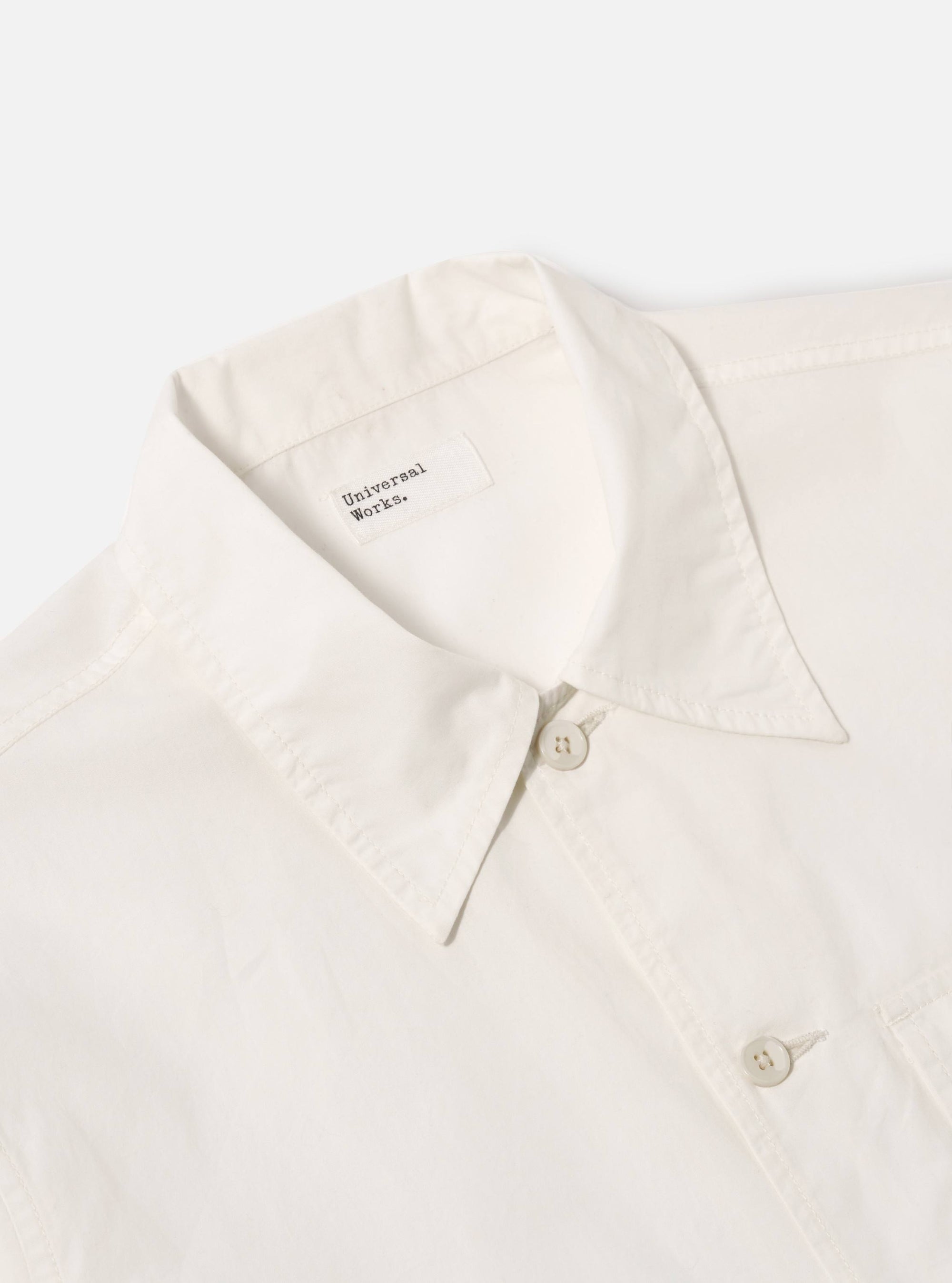 Ecru Poplin Cruiser Shirt