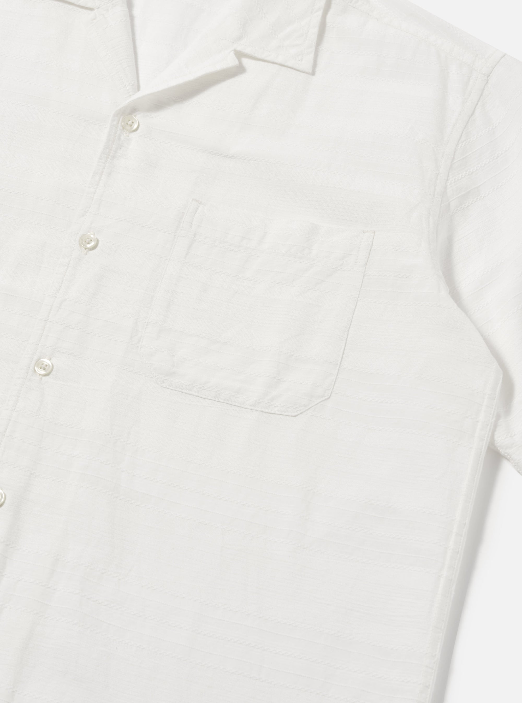 Ecru Deffe Self Stripe Minari Shirt