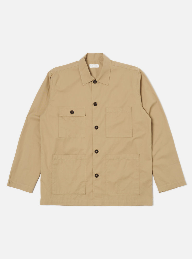 Sand Military Cotton Dockside Overshirt