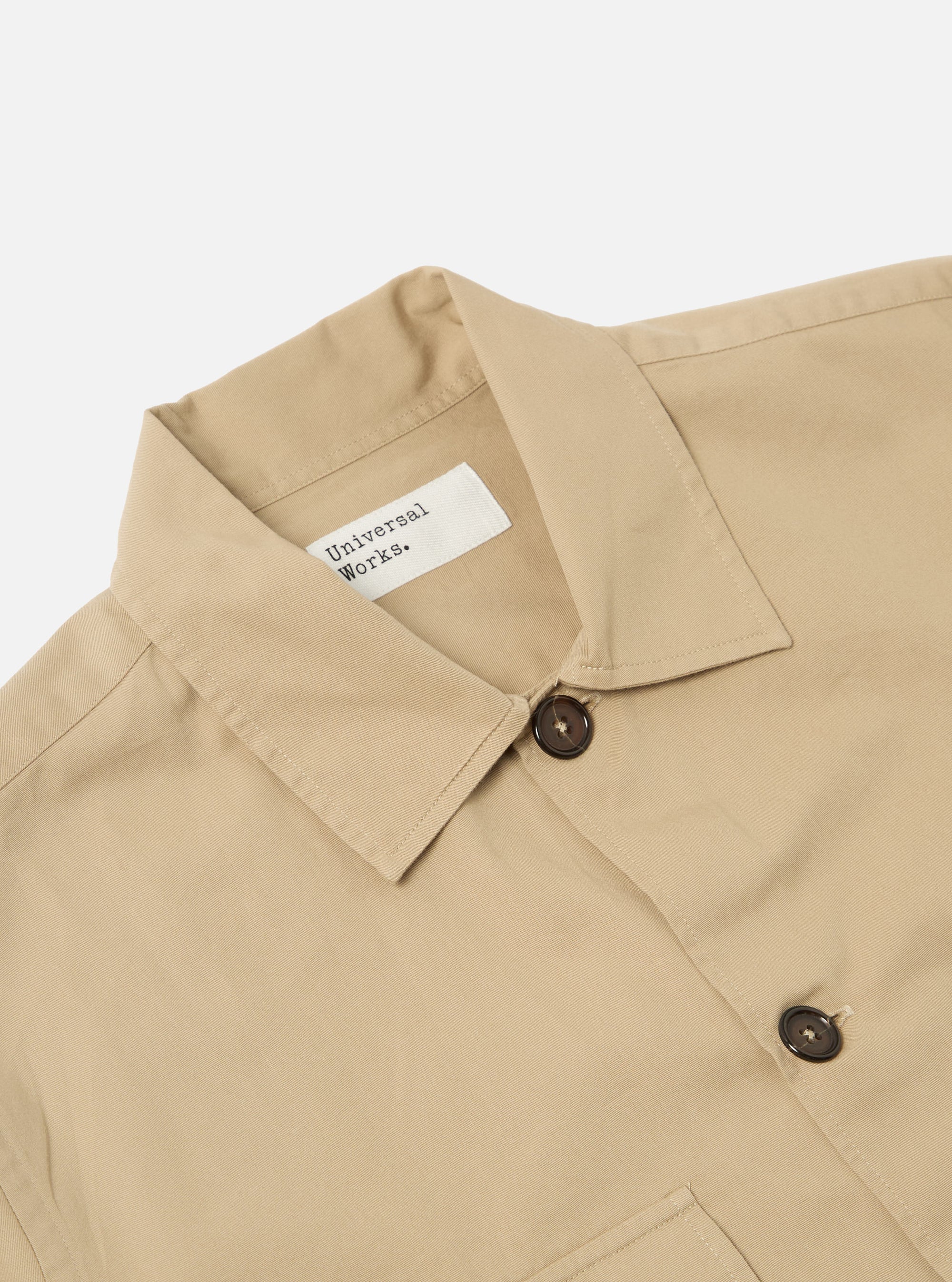 Sand Military Cotton Dockside Overshirt