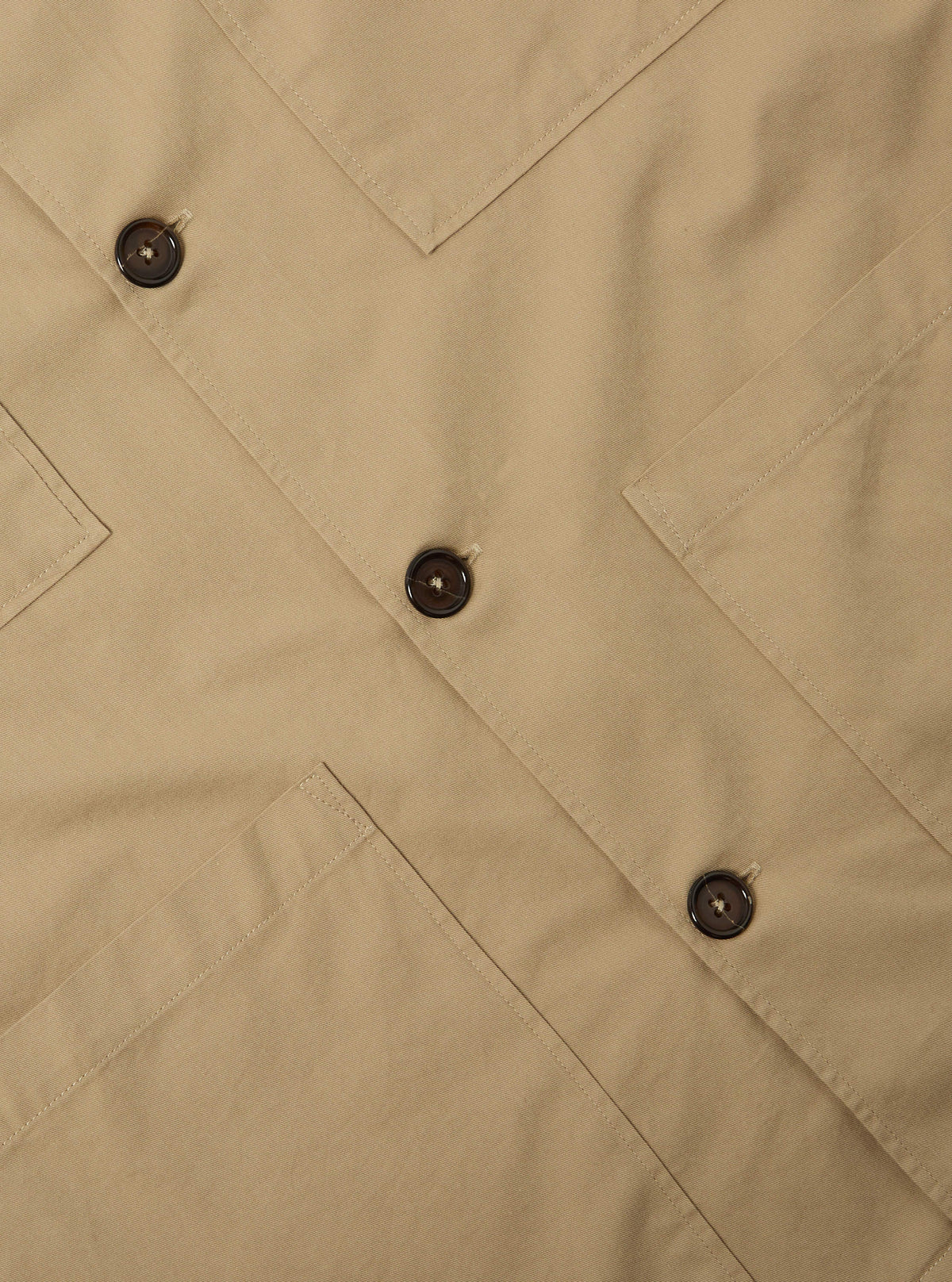 Sand Military Cotton Dockside Overshirt