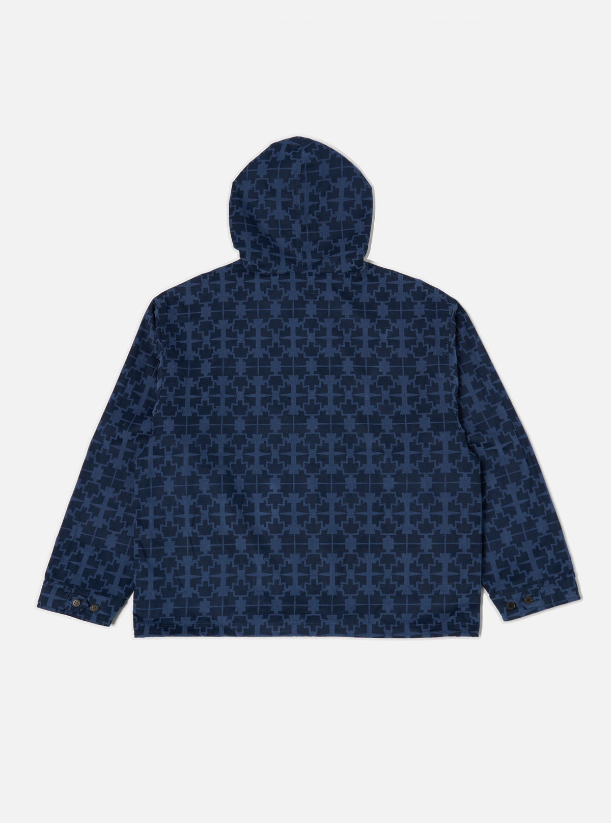 Navy Mitla Print Cord Liam Jacket