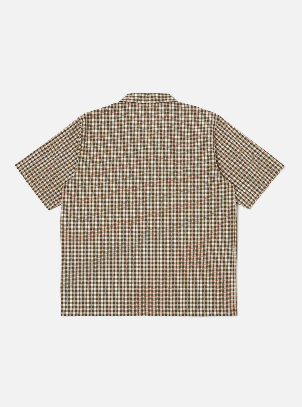 Olive Dobby Check Road Shirt