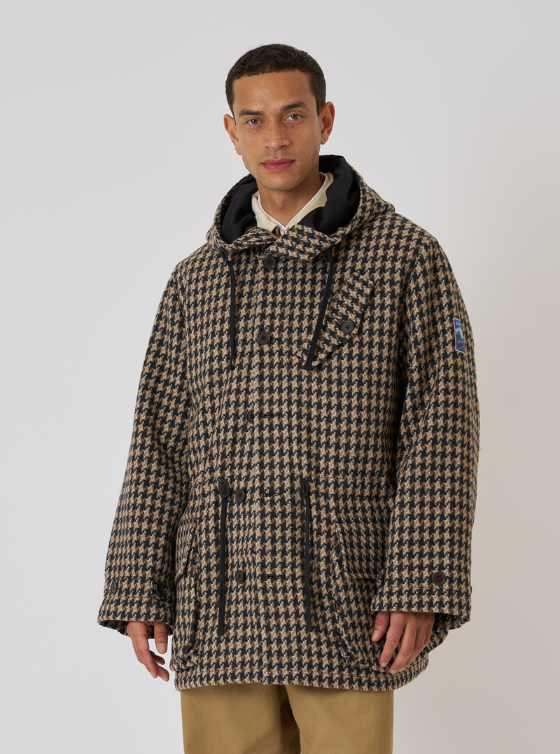 Sand Cortina Tweed Boston Parka