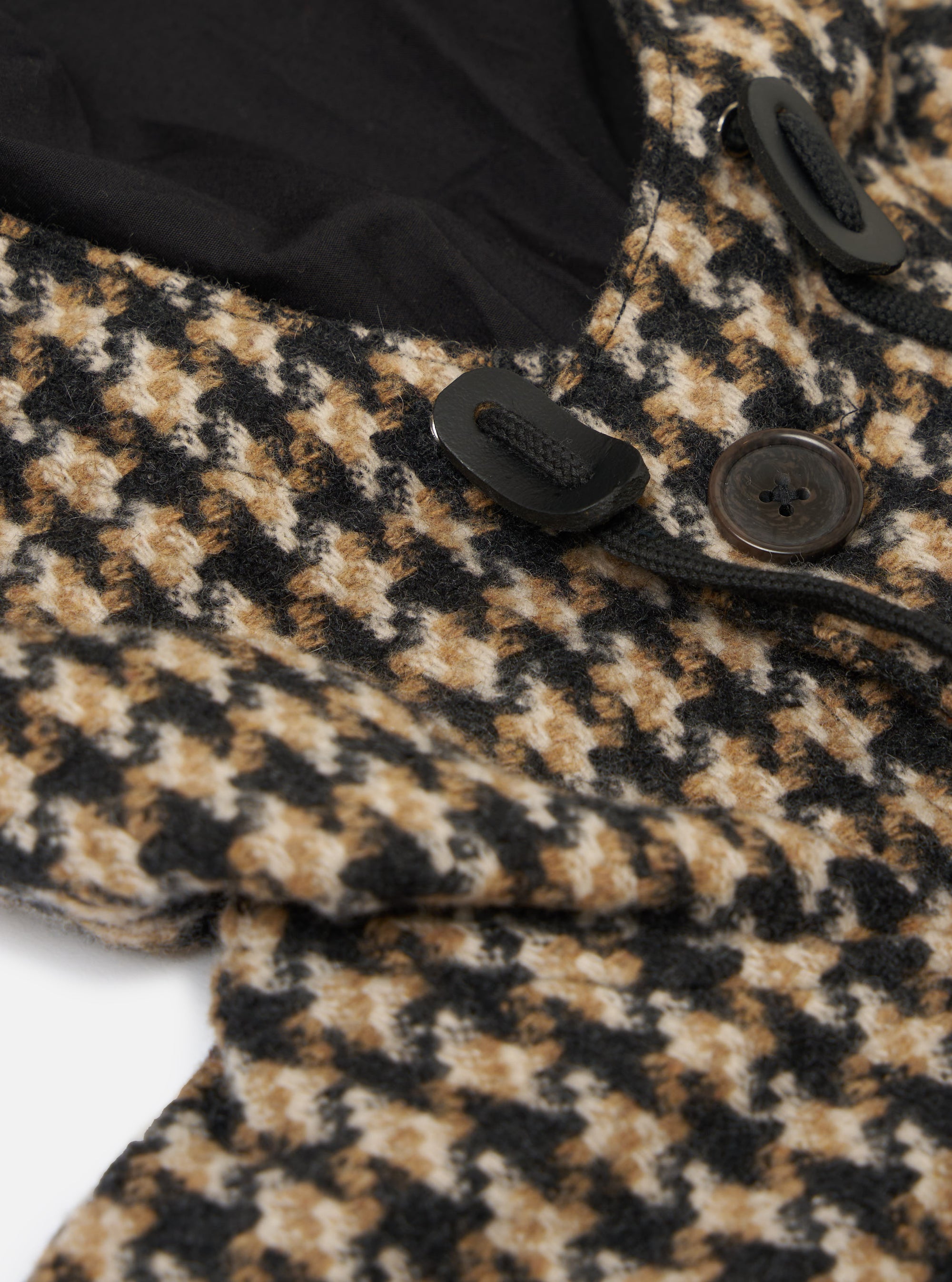 Sand Cortina Tweed Boston Parka