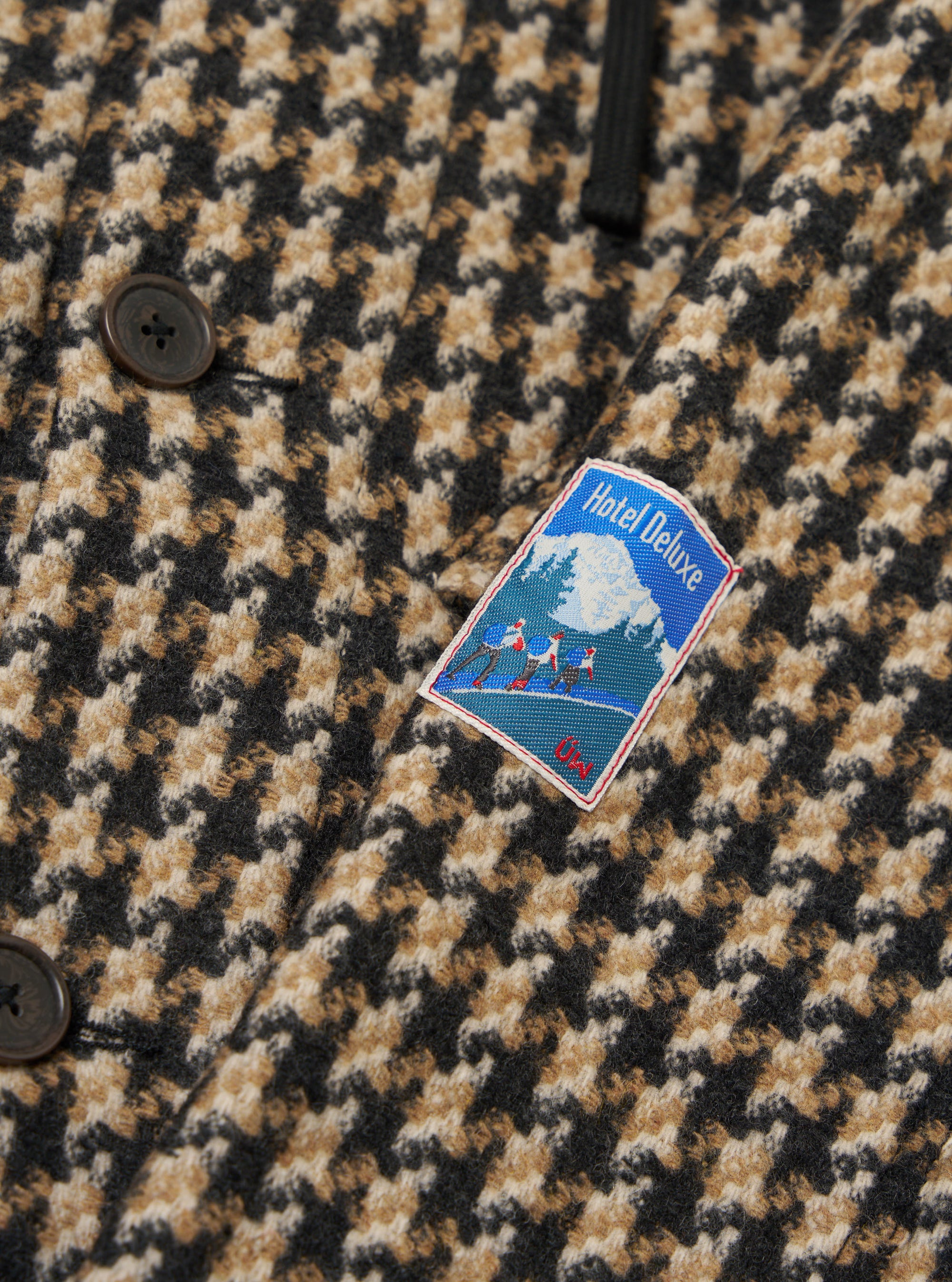 Sand Cortina Tweed Boston Parka