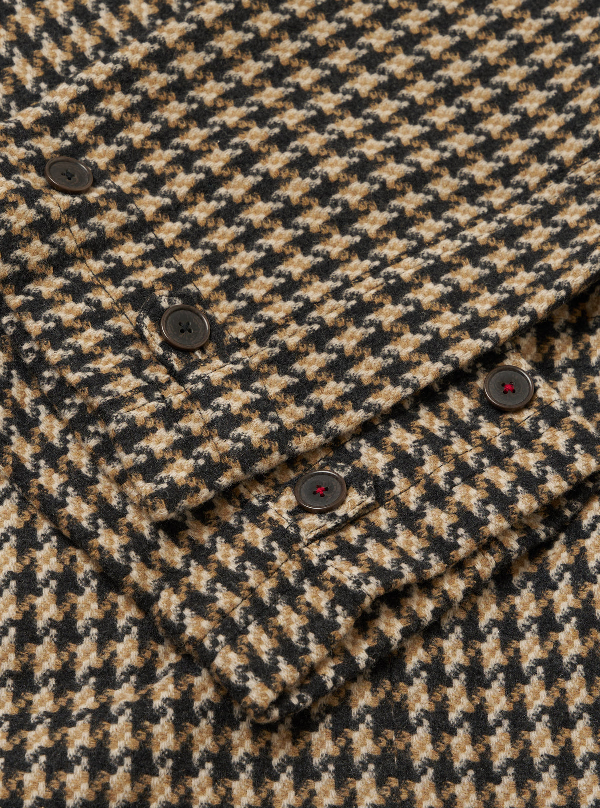 Sand Cortina Tweed Boston Parka